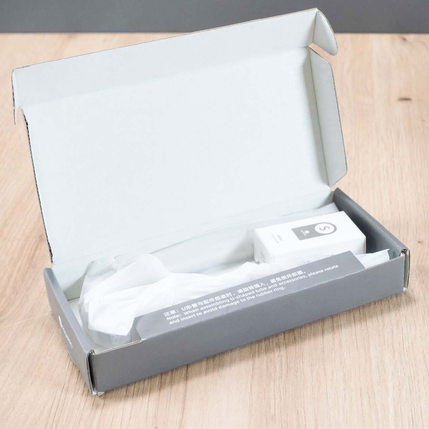 Aquapro-Edelstahl-Inflow-verpackung-offen