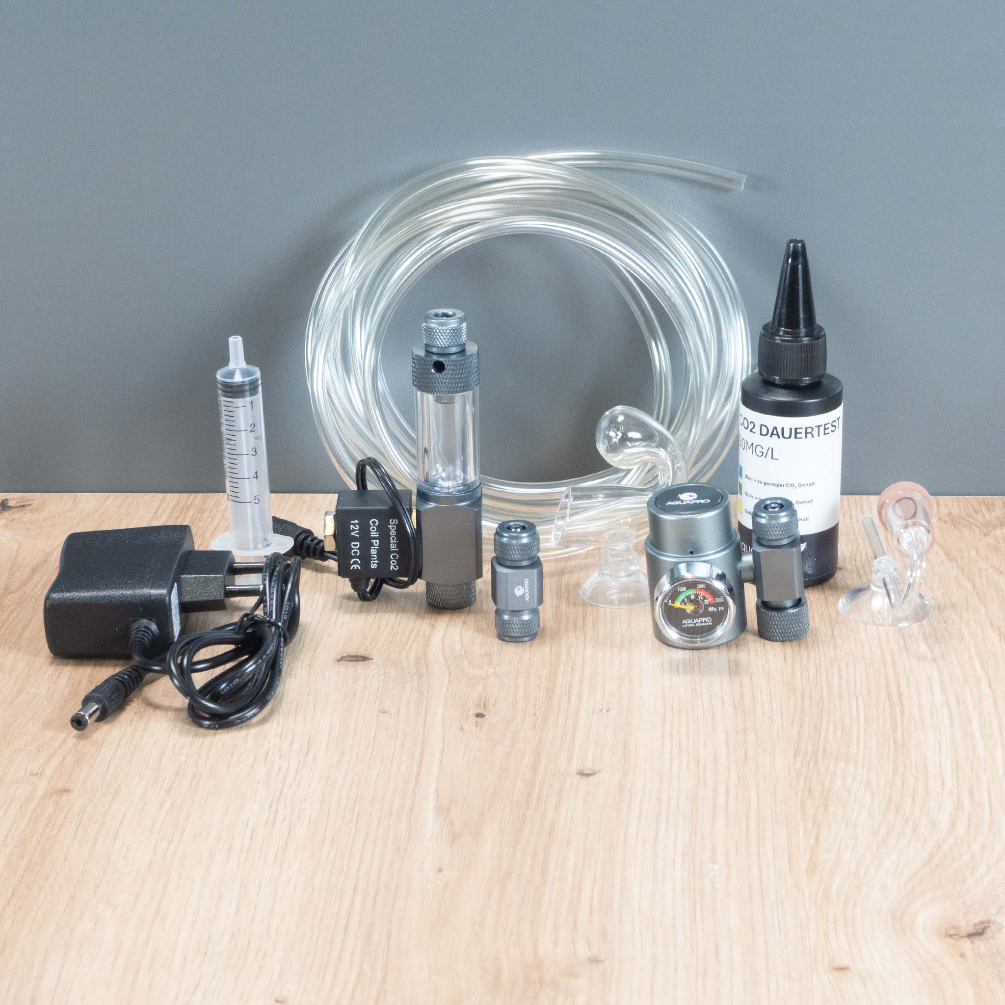 CO2 Anlage Soda Lieferumfang - Komplettset für Aquarium CO2-Düngung