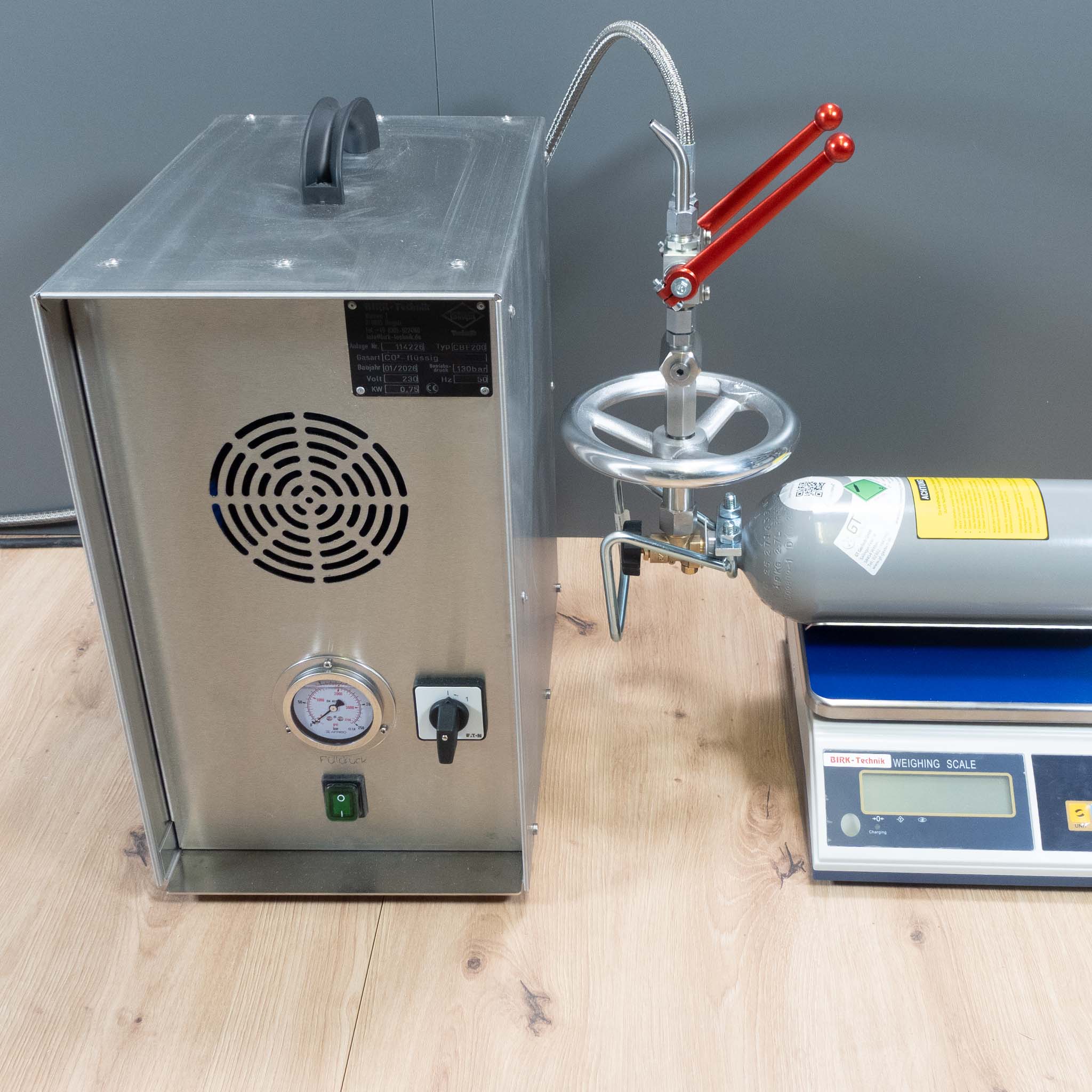 2kg CO₂ Füllservice