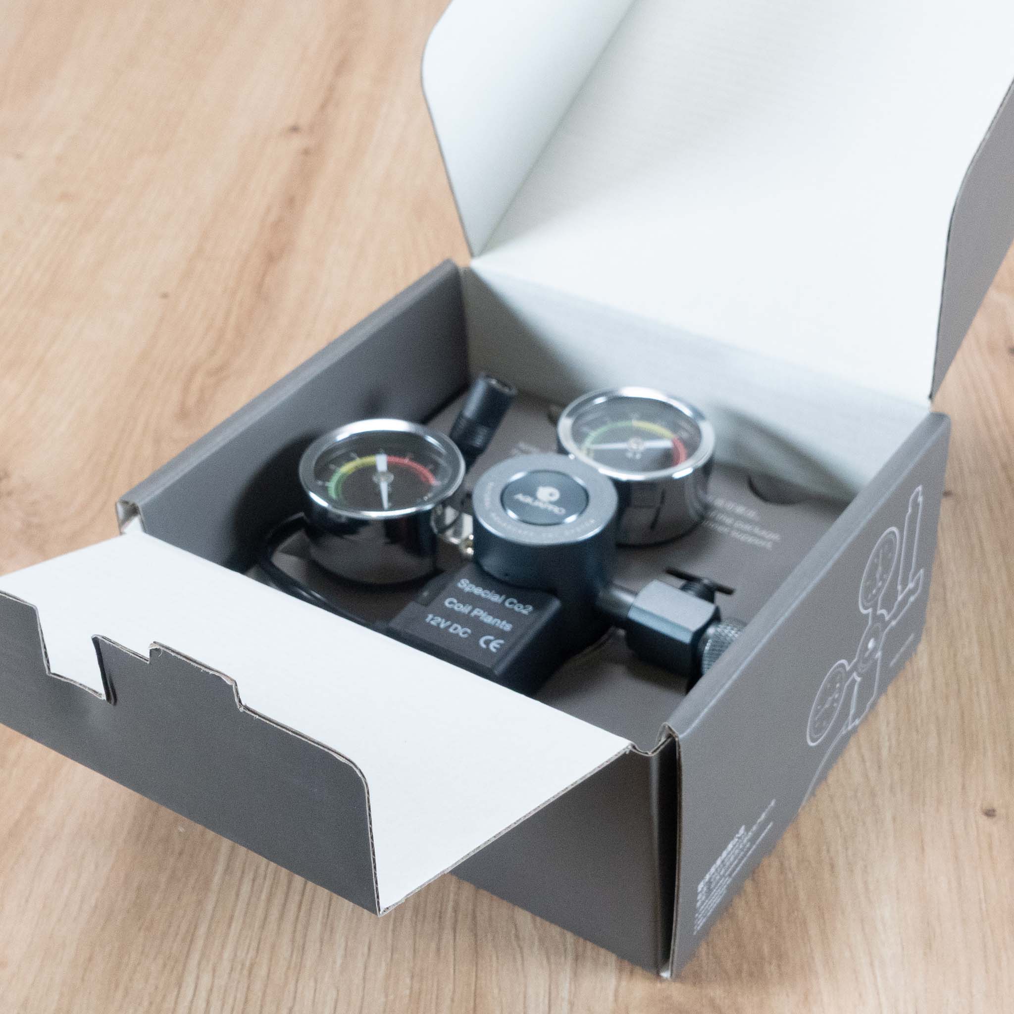 CO2 Druckminderer Premium Detail - Präzise Steuerung für Aquarium