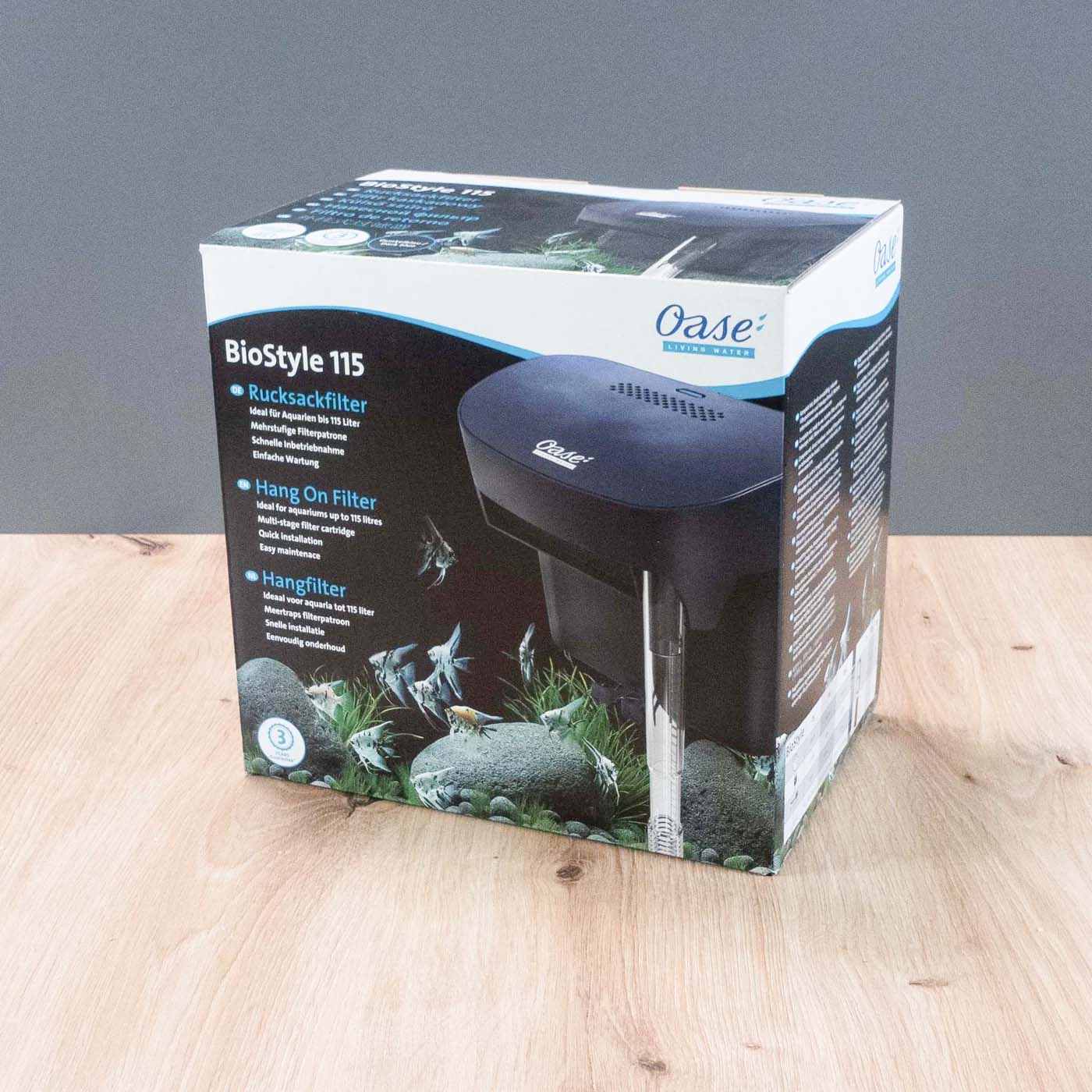 Oase BioStyle 115 - Verpackung Aquarium Aussenfilter