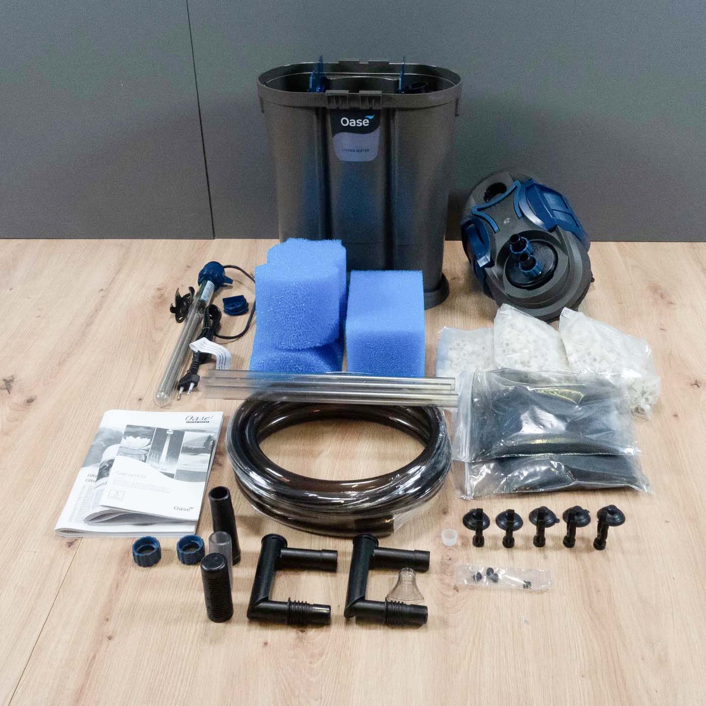 Oase FiltoSmart 300 Thermo - Filtermedien Inhalt für Aquascaping