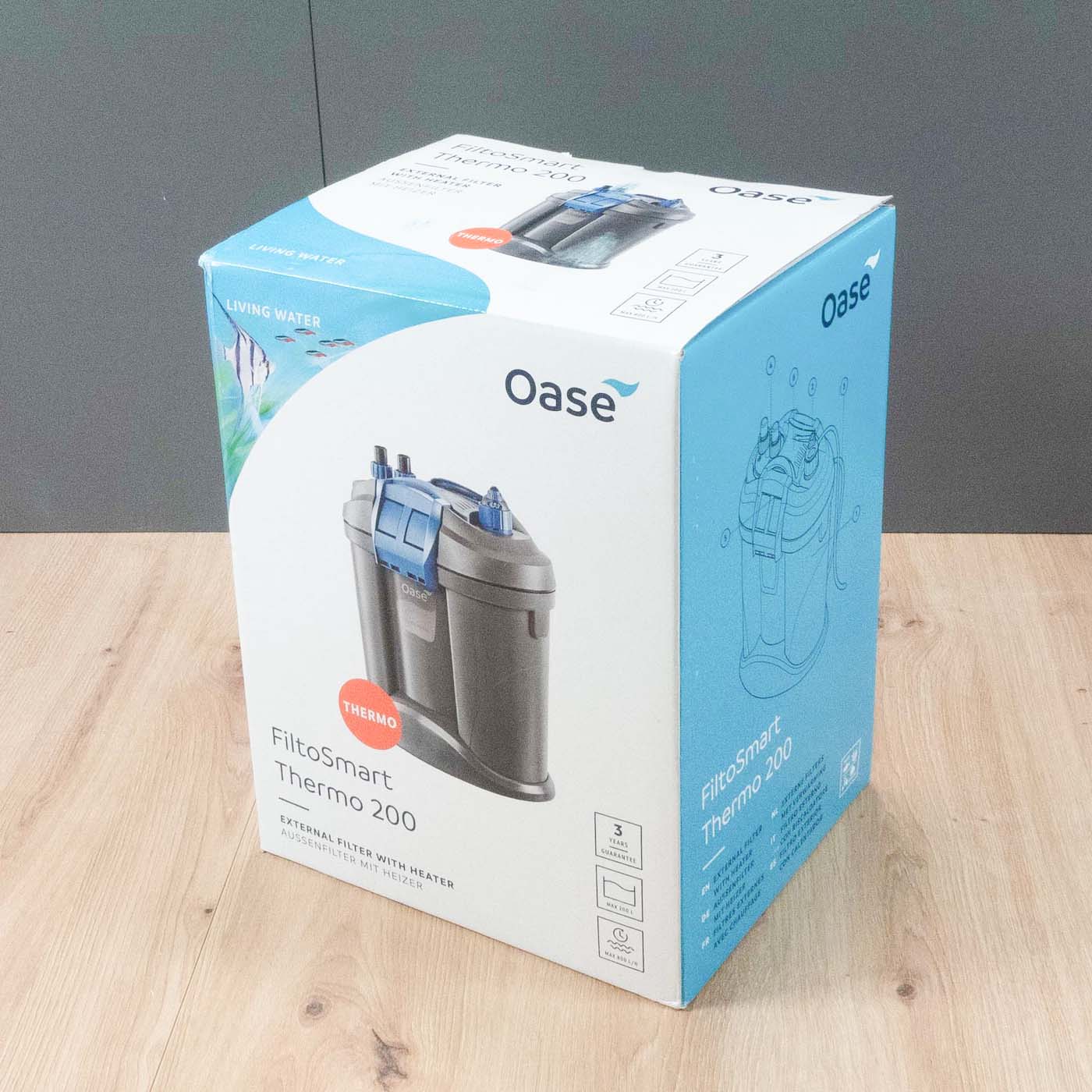 Oase FiltoSmart 200 Thermo - Verpackung Aquarium Filter