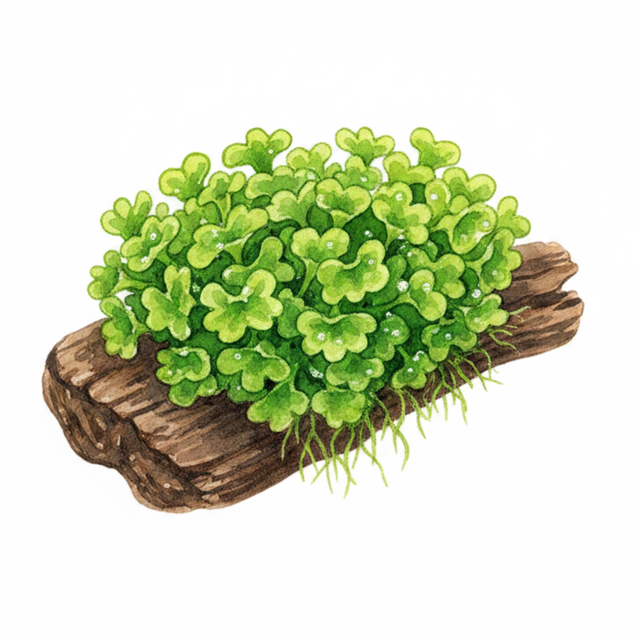 Solenostoma tetragonum 'Pearl Moss'