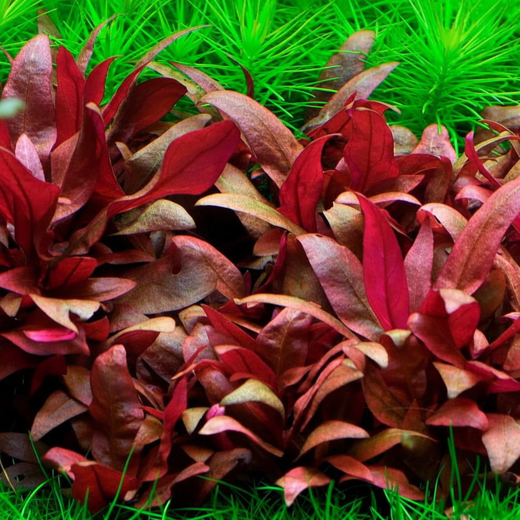Alternanthera reineckii 'Pink' Nahaufnahme