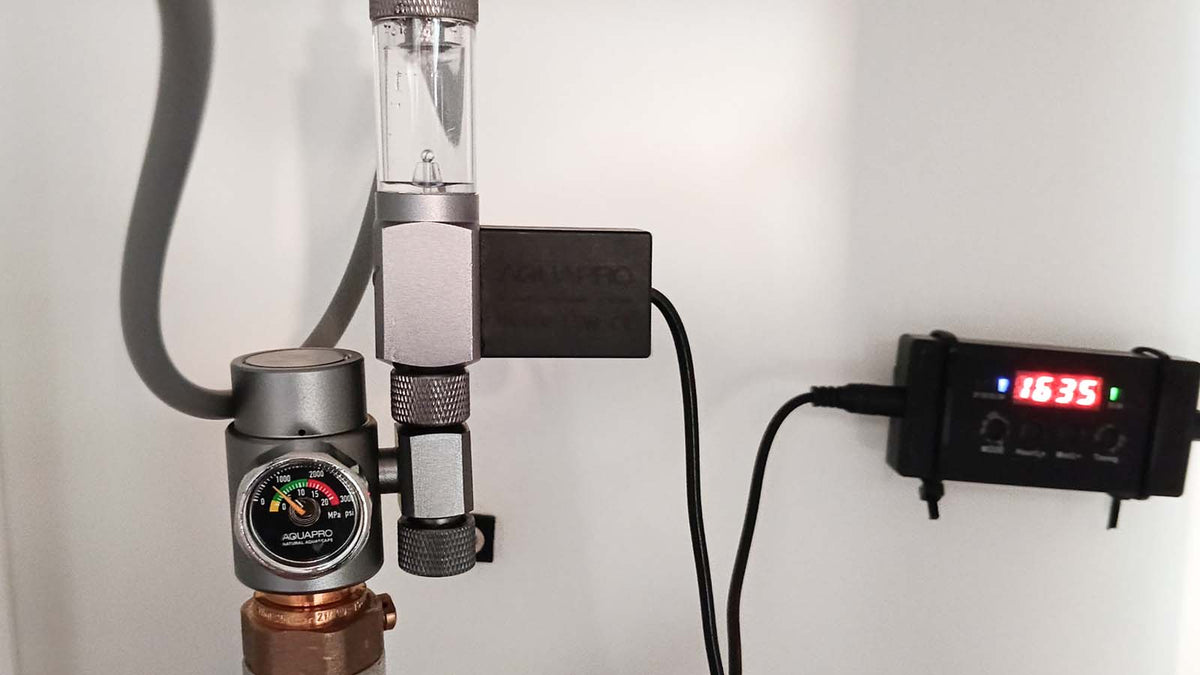 Blasenzahl und Druckminderer richtig einstellen