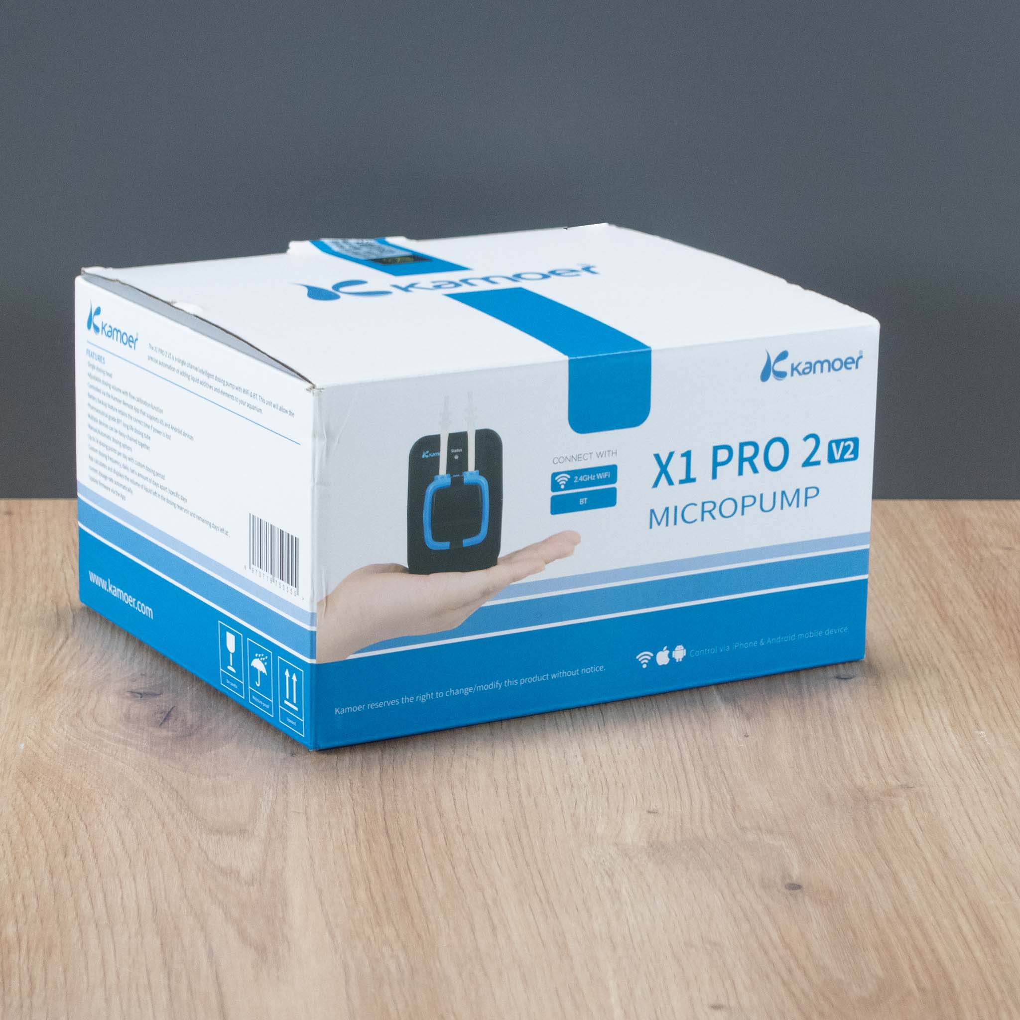 Dosierpumpe Aquarium Kamoer X1 Pro V2 WiFi Bluetooth App-Steuerung