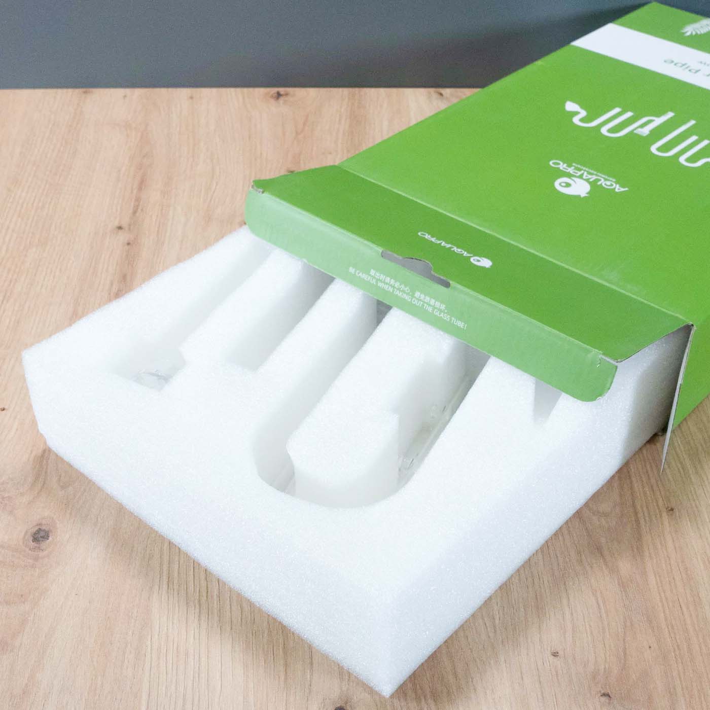 Lilly Pipe Glas Skimmer Verpackung geöffnet - Lieferumfang 12/16