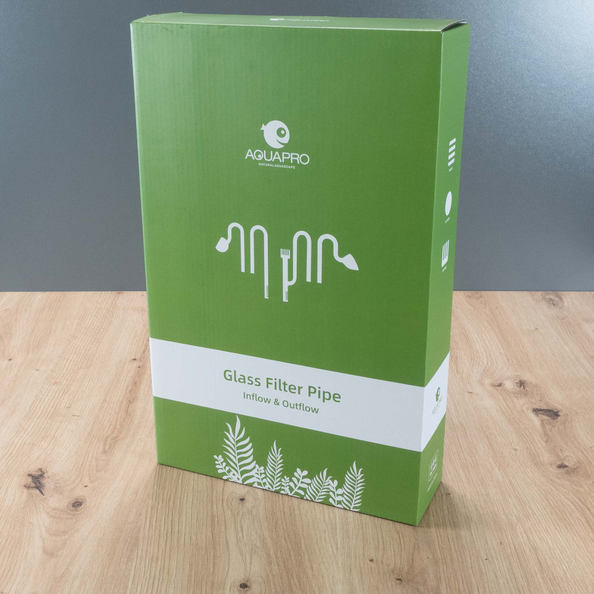 Lilly Pipe Glas Inflow Verpackung geöffnet - Lieferumfang 12/16