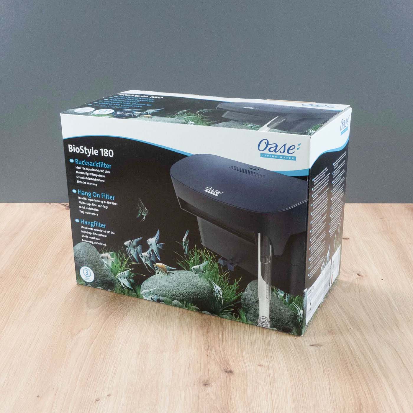 Oase BioStyle 180 - Verpackung Aquarium Aussenfilter