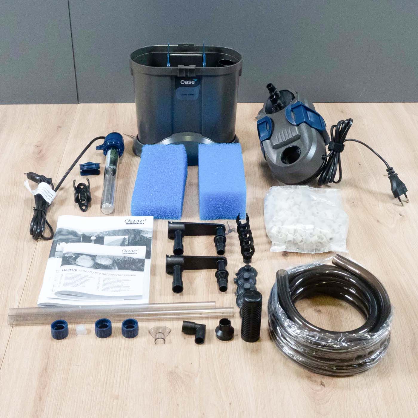 Oase FiltoSmart 100 Thermo - Filtermedien Inhalt für Aquascaping