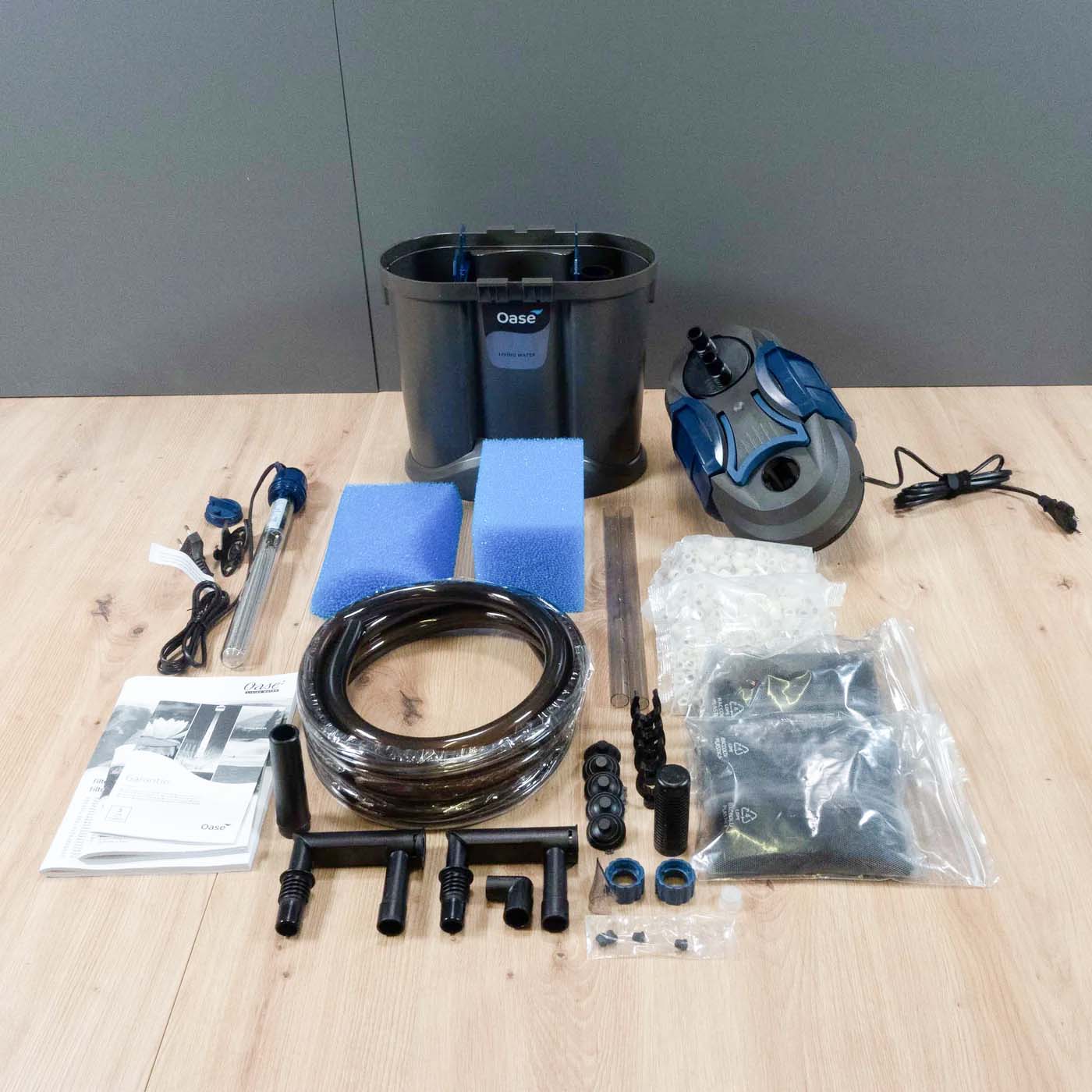 Oase FiltoSmart 200 Thermo - Filtermedien Inhalt für Aquascaping