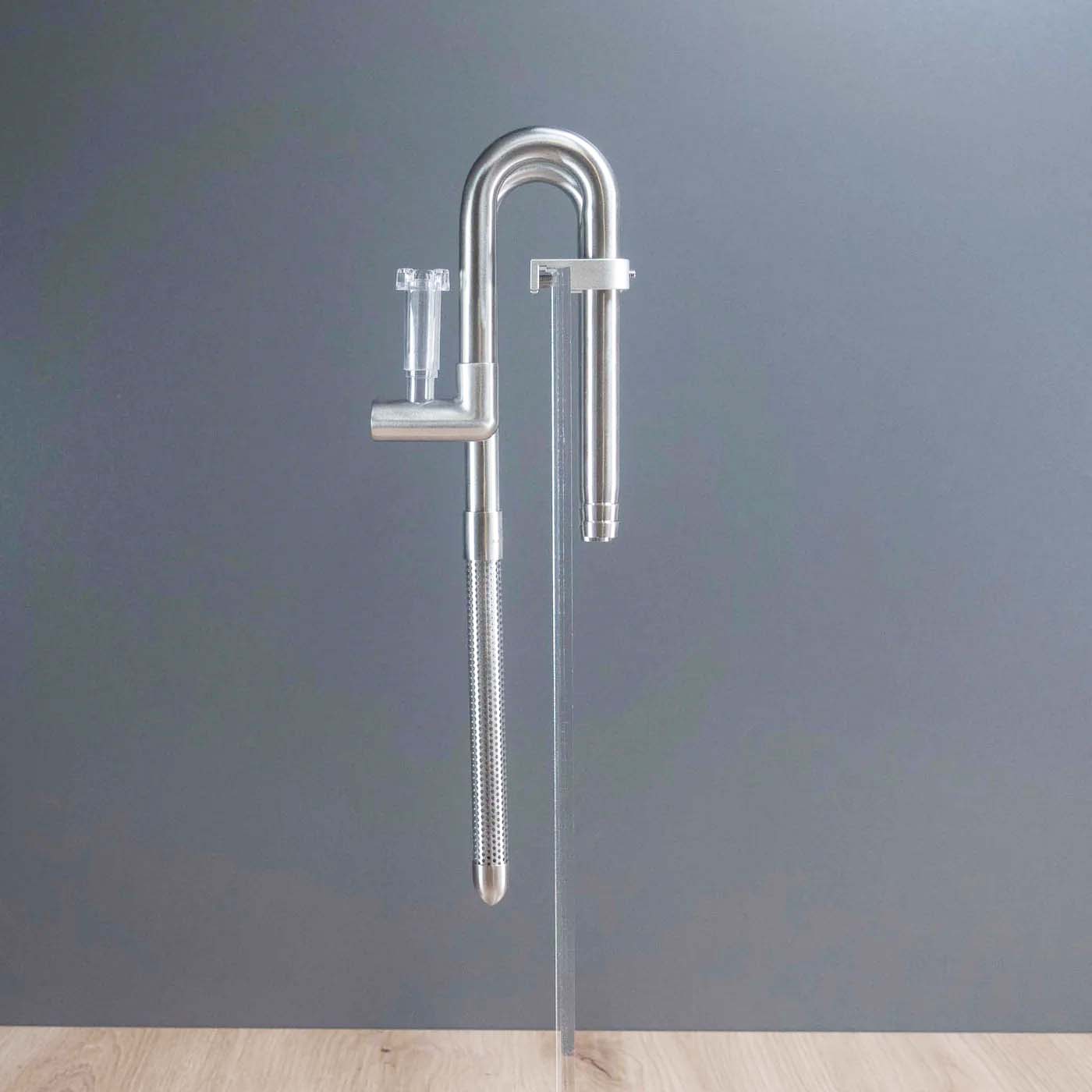 Edelstahl Inflow Outflow Skimmer Set 12/16 lang - für Aquarium