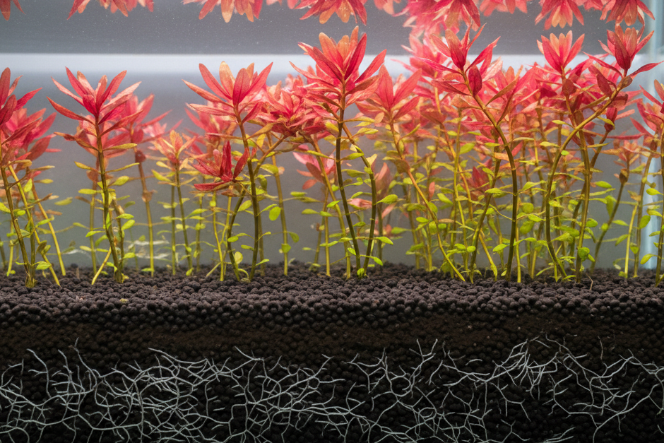 MasterLine Root Caps und RootMAX Bodendünger für Aquascaping Wurzelzehrer