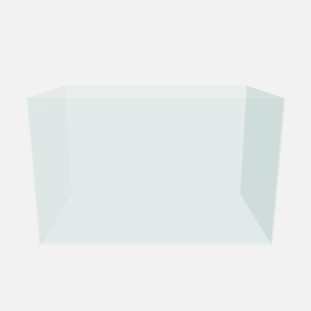 Weissglas-Aquarium-3D Model-Aquanature-Tank-90U