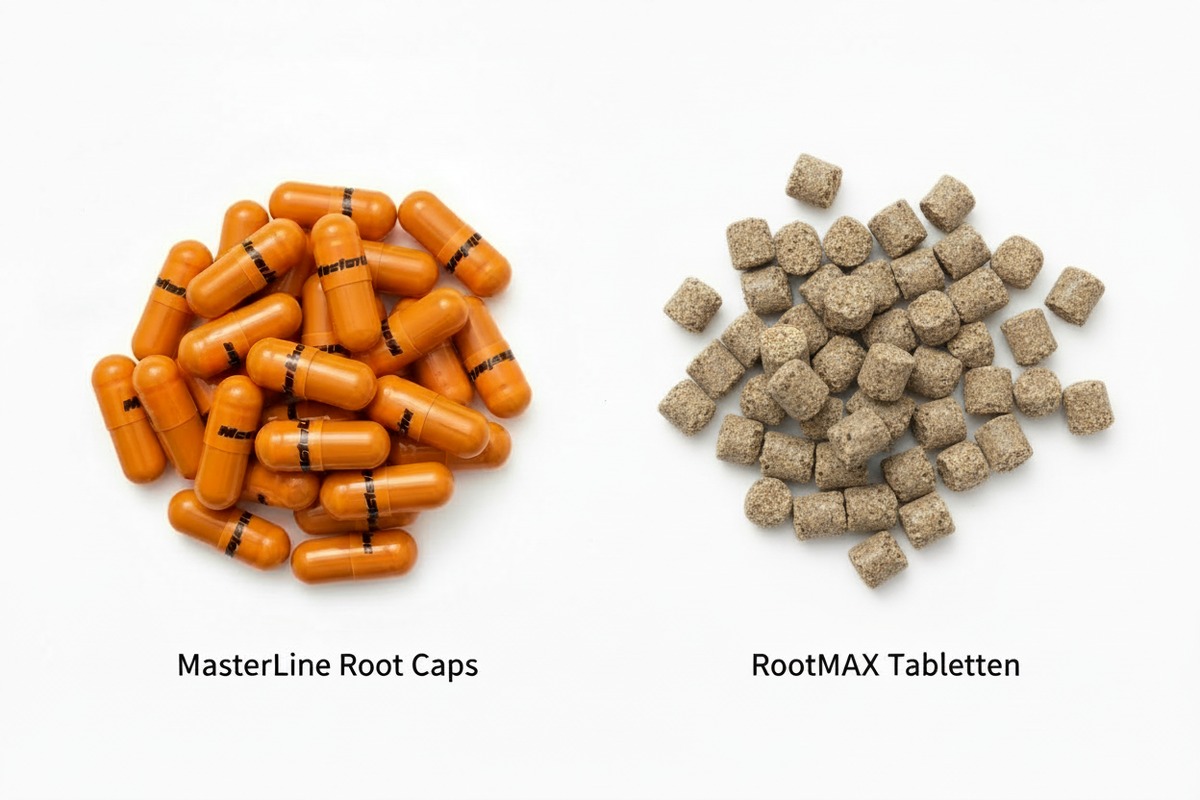 MasterLine Root Caps vs RootMAX: Welcher Bodendünger passt zu dir?